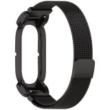 Ремінець Deexe Milanese Stainless Steel для Google Fitbit Air - Black: фото 1 з 6