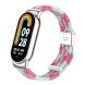 Ремінець Deexe Nylon Bracelet для Xiaomi Mi Smart Band 8 / 9 / 10 - White / Pink (326026WP). Фото 5 з 6