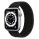Ремешок Deexe Nylon Knitting для Apple Watch 42 (Series 10) / 41 / 40 / SE 40 / 38 - Black (251836B). Фото 2 из 6