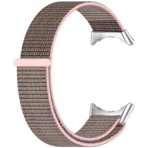 Ремешок Deexe Nylon Loop для Google Pixel Watch / Watch 2 / Watch 3 (41mm) - Pink: фото 1 из 4