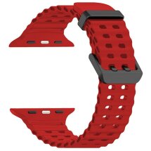 Ремешок Deexe Ocean Strap для Apple Watch 46 / 45 / 44 / SE 44 / 42 (Series 1-3) / Ultra / Ultra 2 - Red: фото 1 из 1