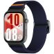 Ремешок Deexe Orbit Flex для Huawei Watch Fit 4 Pro / Fit 4 / Fit 3 - Dark Blue (382813DB). Фото 2 из 3