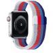 Ремінець Deexe Rainbow Loop для Apple Watch 42 (Series 10/11) / 41 / 40 / SE 40 / 38 - Blue / Blue / Red / White (251841C). Фото 1 з 4