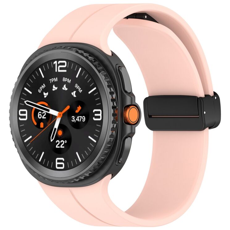 Ремешок Deexe Soft Line для Samsung Galaxy Watch 8 (40/44mm) / 8 Classic / Ultra (2025) - Light Pink: фото 2 из 5