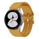 Ремінець Deexe Soft Silicone для Samsung Galaxy Watch 4 Classic (46mm) / Watch 4 Classic (42mm) / Watch 4 (40mm) / Watch 4 (44mm) - Yellow: фото 1 з 8