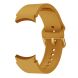Ремешок Deexe Soft Silicone для Samsung Galaxy Watch 4 / 4 Classic / 5 / 5 Pro / 6 / 6 Classic / 7 / FE - Yellow (284302Y). Фото 3 из 8