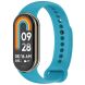 Ремешок Deexe Soft Silicone для Xiaomi Mi Smart Band 8 / 9 - Sky Blue (326042SL). Фото 2 из 5