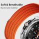 Ремешок Deexe Soft Weave для Samsung Galaxy Watch 8 (40/44mm) / 8 Classic - Grey (384035H). Фото 4 из 5
