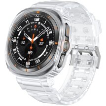 Ремешок Deexe Solid Color для Samsung Galaxy Watch Ultra (47mm) - Transparent: фото 1 из 8