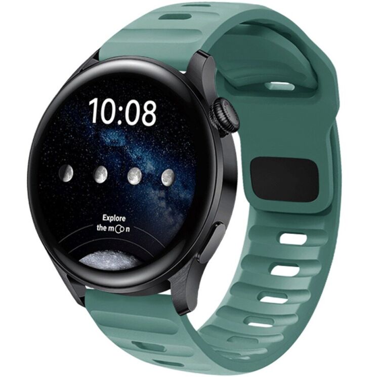 Ремінець Deexe Sport Band для годинників з шириною кріплення 22 мм - Green: фото 2 з 2