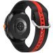 Ремешок Deexe Sport Strap для Samsung Galaxy Watch 8 (40/44mm) / 8 Classic - Black / Red (384178BR). Фото 1 из 6
