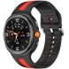 Ремешок Deexe Sport Strap для Samsung Galaxy Watch 8 (40/44mm) / 8 Classic - Black / Red (384178BR). Фото 2 из 6
