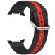 Ремешок Deexe Sport Strap для Samsung Galaxy Watch 8 (40/44mm) / 8 Classic - Black / Red (384178BR). Фото 3 из 6