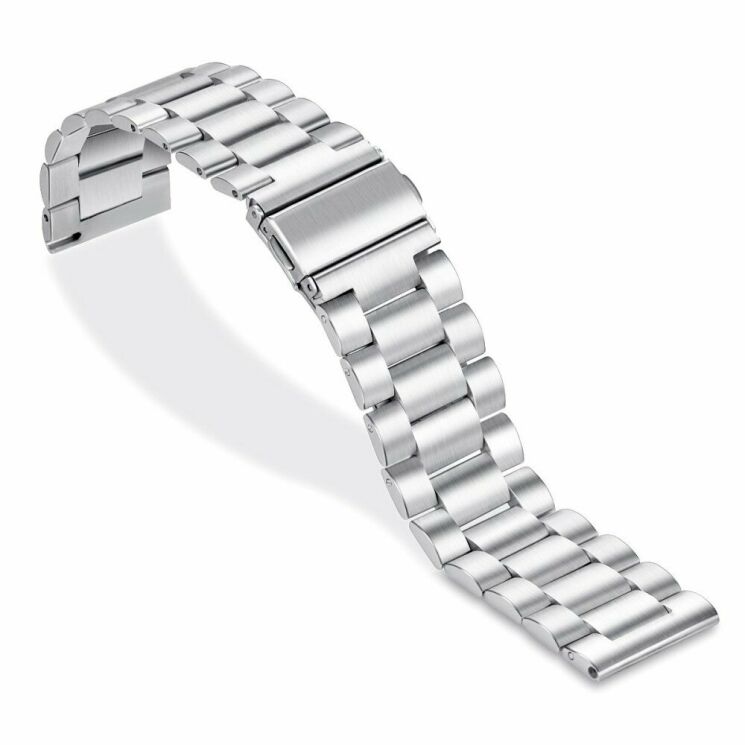 Ремешок Deexe Stainless Steel для Huawei Watch GT / Watch GT2 46mm / Watch GT 2e - Silver: фото 3 из 7