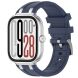 Ремешок Deexe Vortex для Xiaomi Redmi Watch 4 / Watch 5 / Mi Smart Band 8 Pro / Band 9 Pro - Navy Blue (337423NB). Фото 4 из 8