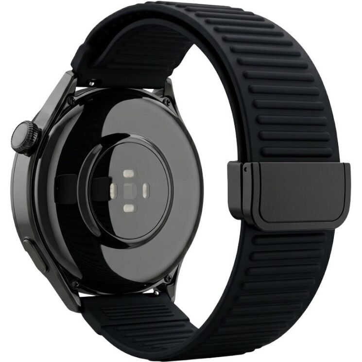 Ремінець для годинника Deexe Active Loop для годинників з шириною кріплення 22мм - Black (895565B) Ремінець для годинника Deexe Active Loop для годинників з шириною кріплення 22мм - Black: фото 1 з 7