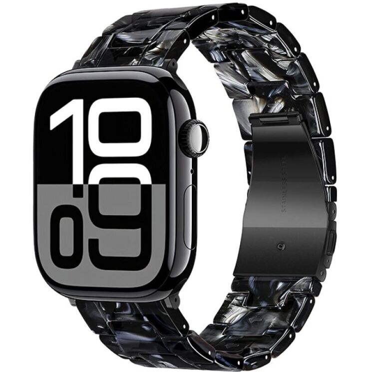 Ремінець Hoco WA36 для Apple Watch 49 / 46 / 45 / 44 / SE 44 / 42 (Series 1-3) / Ultra / Ultra 2 / Ultra 3 - Lightning Black (371846B) Ремінець Hoco WA36 для Apple Watch 49 / 46 / 45 / 44 / SE 44 / 42 (Series 1-3) / Ultra / Ultra 2 / Ultra 3 - Lightning Black: фото 1 з 6