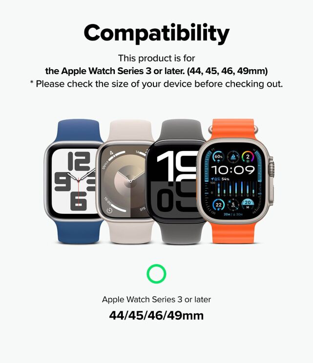 Ремінець Ringke Metal One Air для Apple Watch 46 / 44 / SE 44 / 45 / Ultra / Ultra 2 / Ultra 3 (49mm) 8800328813779 - Silver: фото 3 з 15