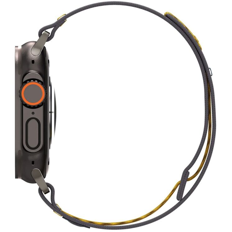 Ремешок Spigen (SGP) Athlex Air для Apple Watch 46 / 45 / 44 / SE 44 / Ultra / Ultra 2 (AMP09034) - Active Gray: фото 9 из 17