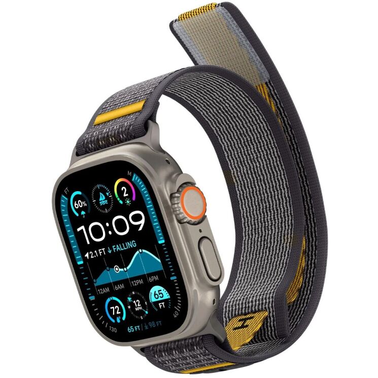 Ремешок Spigen (SGP) Athlex Air для Apple Watch 46 / 45 / 44 / SE 44 / Ultra / Ultra 2 (AMP09034) - Active Gray: фото 3 из 17