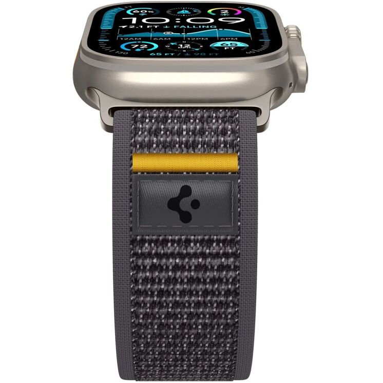 Ремешок Spigen (SGP) Athlex Air для Apple Watch 46 / 45 / 44 / SE 44 / Ultra / Ultra 2 (AMP09034) - Active Gray: фото 7 из 17