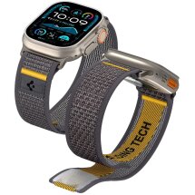Ремешок Spigen (SGP) Athlex Air для Apple Watch 46 / 45 / 44 / SE 44 / Ultra / Ultra 2 (AMP09034) - Active Gray: фото 1 из 17