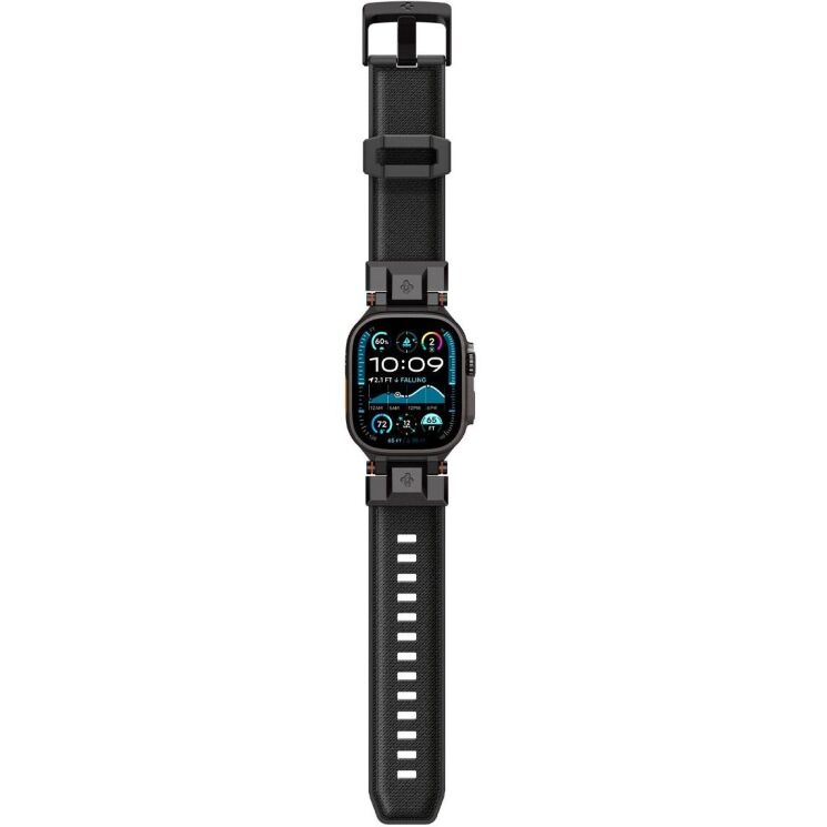 Ремешок Spigen (SGP) DuraPro Armor для Apple Watch 46 / 45 / 44 / SE 44 / 42 (Series 1-3) / Ultra / Ultra 2 - Black Edition: фото 10 из 17