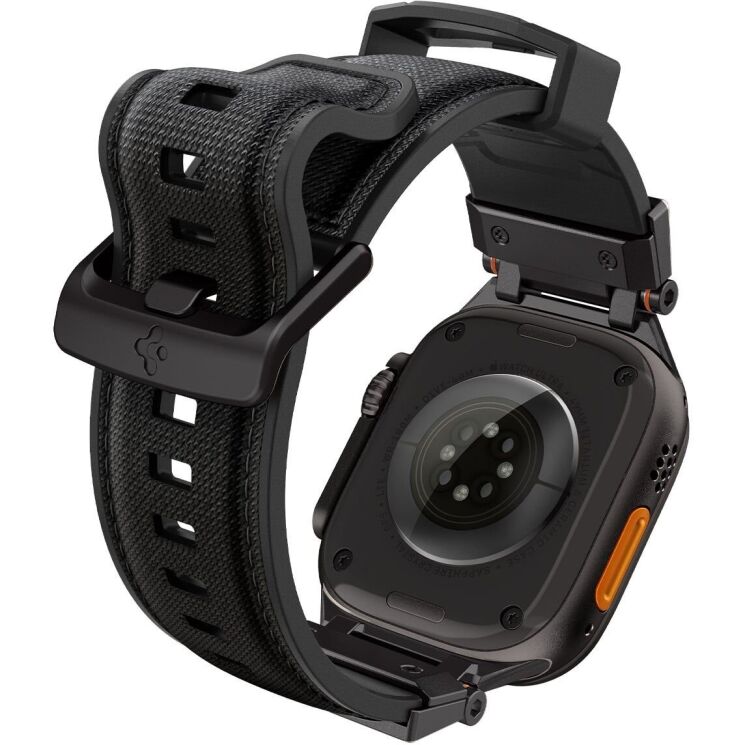 Ремешок Spigen (SGP) DuraPro Armor для Apple Watch 46 / 45 / 44 / SE 44 / 42 (Series 1-3) / Ultra / Ultra 2 - Black Edition: фото 8 из 17