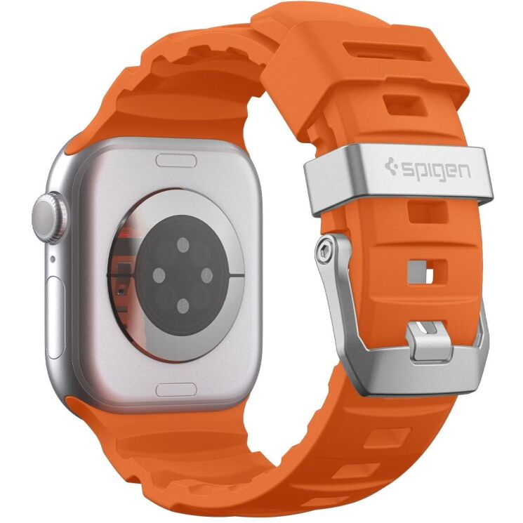 Ремешок Spigen WBS2 Band для Apple Watch 46 / 45 / 44 / SE 44 / 42 (Series 1-3) / Ultra / Ultra 2 / Ultra 3 (AMP10509) - Orange (371849O) Ремешок Spigen WBS2 Band для Apple Watch 46 / 45 / 44 / SE 44 / 42 (Series 1-3) / Ultra / Ultra 2 / Ultra 3 (AMP10509) - Orange: фото 7 из 17