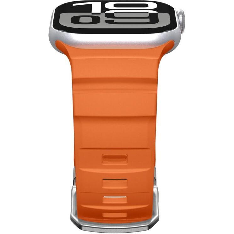 Ремешок Spigen WBS2 Band для Apple Watch 46 / 45 / 44 / SE 44 / 42 (Series 1-3) / Ultra / Ultra 2 / Ultra 3 (AMP10509) - Orange (371849O) Ремешок Spigen WBS2 Band для Apple Watch 46 / 45 / 44 / SE 44 / 42 (Series 1-3) / Ultra / Ultra 2 / Ultra 3 (AMP10509) - Orange: фото 6 из 17
