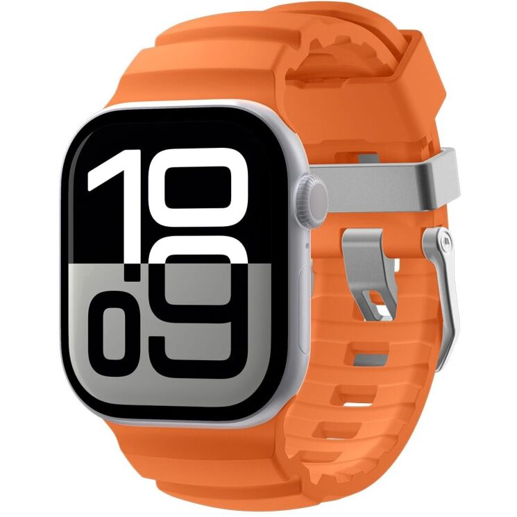 Ремешок Spigen WBS2 Band для Apple Watch 46 / 45 / 44 / SE 44 / 42 (Series 1-3) / Ultra / Ultra 2 / Ultra 3 (AMP10509) - Orange (371849O) Ремешок Spigen WBS2 Band для Apple Watch 46 / 45 / 44 / SE 44 / 42 (Series 1-3) / Ultra / Ultra 2 / Ultra 3 (AMP10509) - Orange: фото 1 из 17