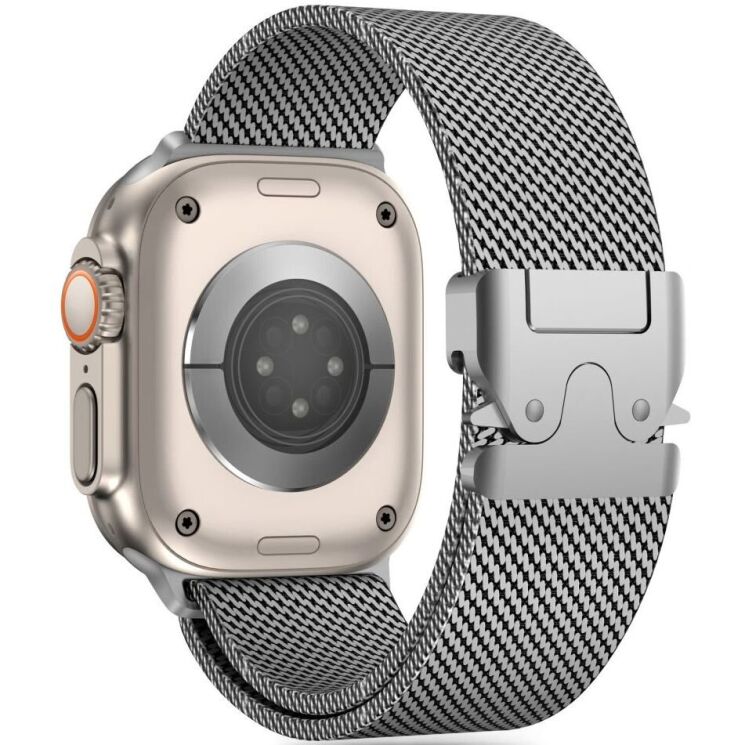 Ремешок Tech-Protect Milano для Apple Watch 46 / 44 / SE 44 / 45 / Ultra / Ultra 2 (49mm) - Silver: фото 2 из 4