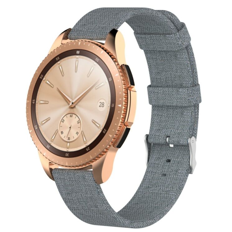 Ремешок UniCase Cloth Texture для Samsung Galaxy Watch 42mm / Watch 3 41mm - Green: фото 1 из 6