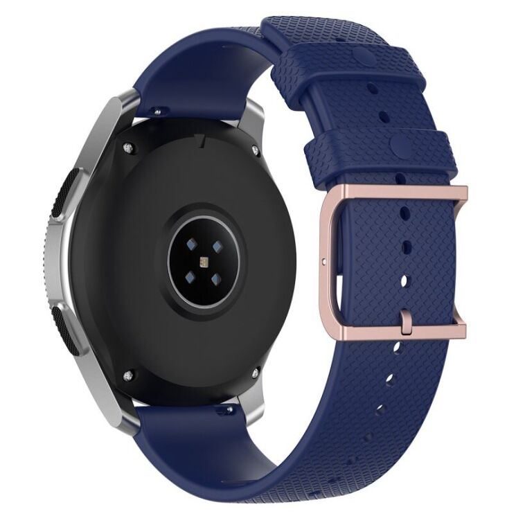 Ремешок UniCase Dot Pattern для Samsung Galaxy Watch 3 (45mm) - Dark Blue: фото 1 из 5