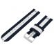 Ремінець UniCase Nylon для Samsung Galaxy Watch 42mm - Blue / White (116907D). Фото 3 з 5