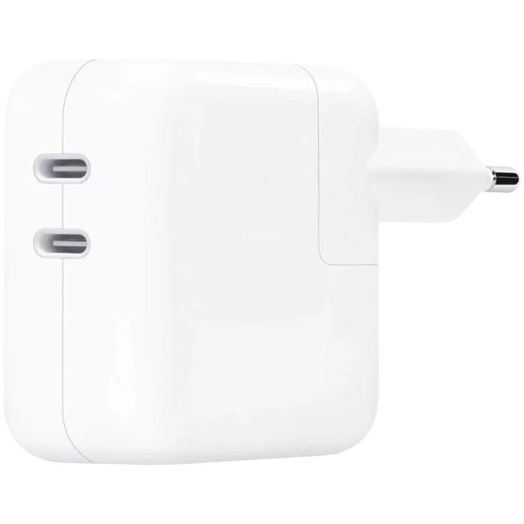 Сетевое зарядное устройство Apple 35W Dual USB-C (MW2K3ZM/A) - White: фото 1 из 3