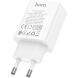 Мережевий зарядний пристрій Hoco C143A PD20W (Type-C) - White (960225W). Фото 6 з 8