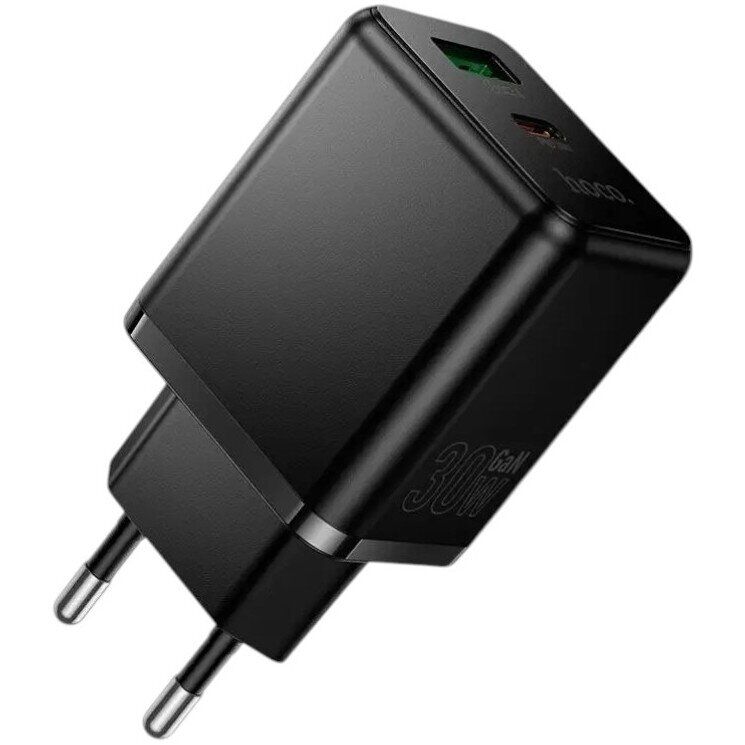Сетевое зарядное устройство Hoco C157A PD30W+QC3.0 - Black: фото 4 из 6
