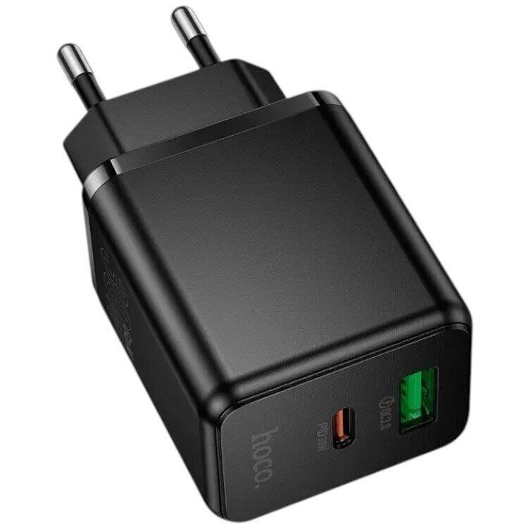 Сетевое зарядное устройство Hoco C157A PD30W+QC3.0 - Black: фото 5 из 6