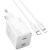 Сетевое зарядное устройство Hoco N42 Elogiado 2C PD45W + кабель Type-C to Lightning - White: фото 1 из 11