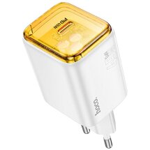 Сетевое зарядное устройство Hoco N54 Monsoon PD45W - White: фото 1 из 4