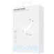 Мережевий зарядний пристрій Proove Silicone Power 30W + кабель Type-C to Type-C - White (960104W). Фото 5 з 6