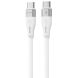 Мережевий зарядний пристрій Proove Silicone Power 30W + кабель Type-C to Type-C - White (960104W). Фото 3 з 6