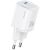 Сетевое зарядное устройство USAMS CC251 30W GaN 1C - White: фото 1 из 13