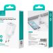 Сетевое зарядное устройство USAMS CC251 30W GaN 1C - White (960160W). Фото 2 из 13