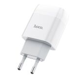 Мережевий зарядний пристрій Hoco C73A (2USB, 2.4A) - White (141646W)