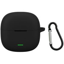 Силиконовый чехол Deexe Silicone Case (FH) для Xiaomi Redmi Buds 8 Active - Black: фото 1 из 11