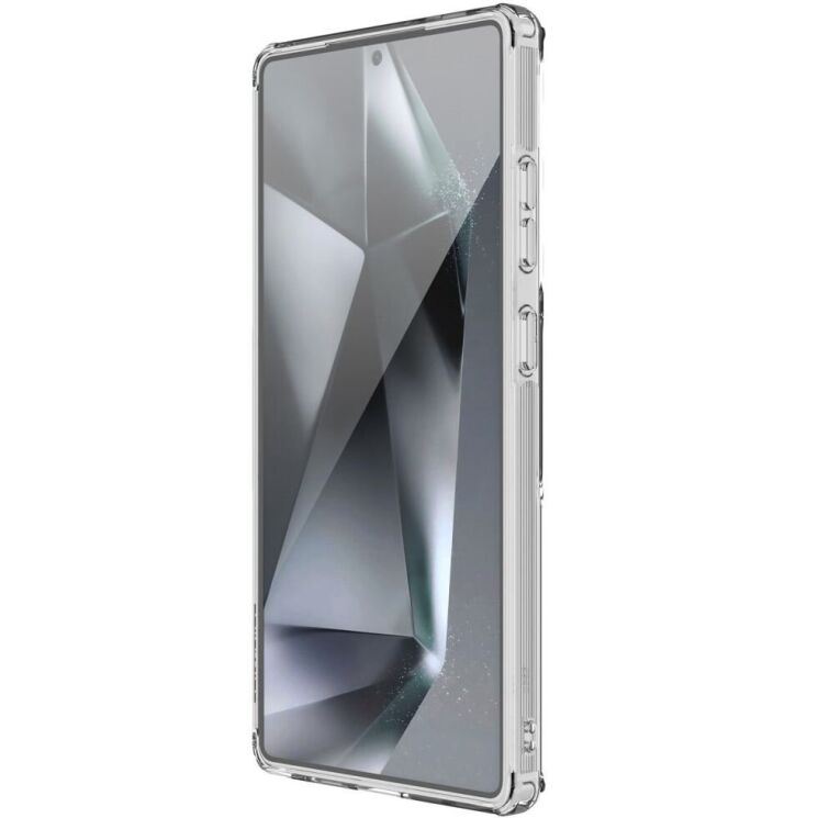 Силиконовый чехол NILLKIN Nature TPU Pro для Samsung Galaxy S25 Ultra (S938) - White: фото 5 из 12