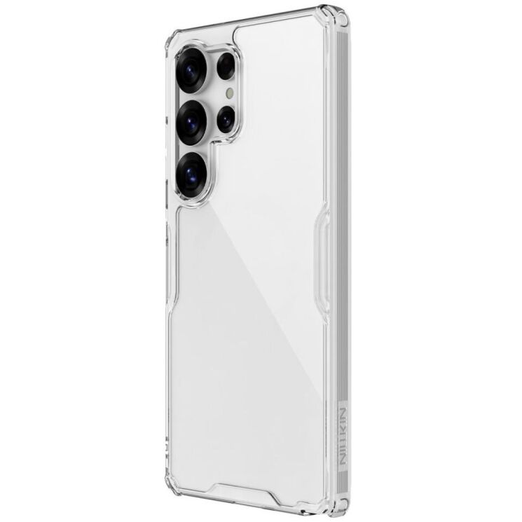 Силиконовый чехол NILLKIN Nature TPU Pro для Samsung Galaxy S25 Ultra (S938) - White: фото 2 из 12