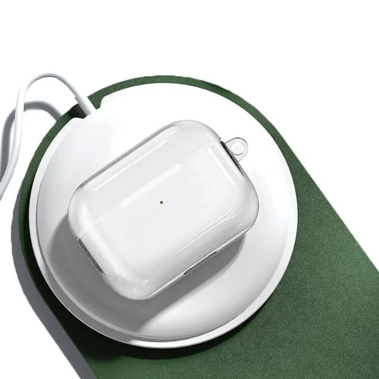Силіконовий чохол USAMS US-BH570 Silicone Case для Apple AirPods Pro - Transparent: фото 8 з 8